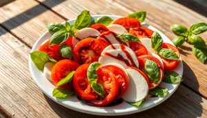 Tomaten-Mozzarella-Salat: Mediterraner Genuss