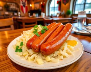 Bratwurst mit Sauerkraut: Das deutsche Traditionsgericht