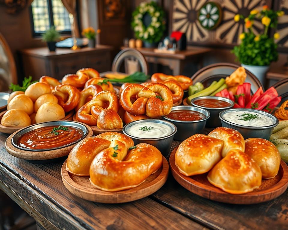 Leckere Brezelknödel: Traditionelle bayerische Küche